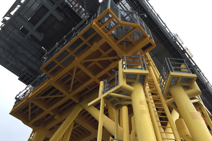 close up image of beatrice offshore site