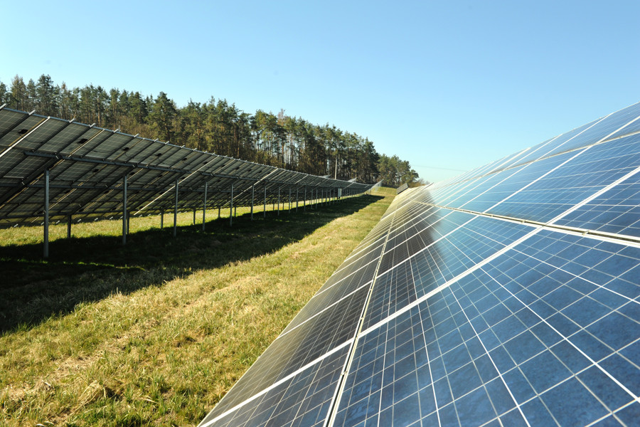 solar panels angled image