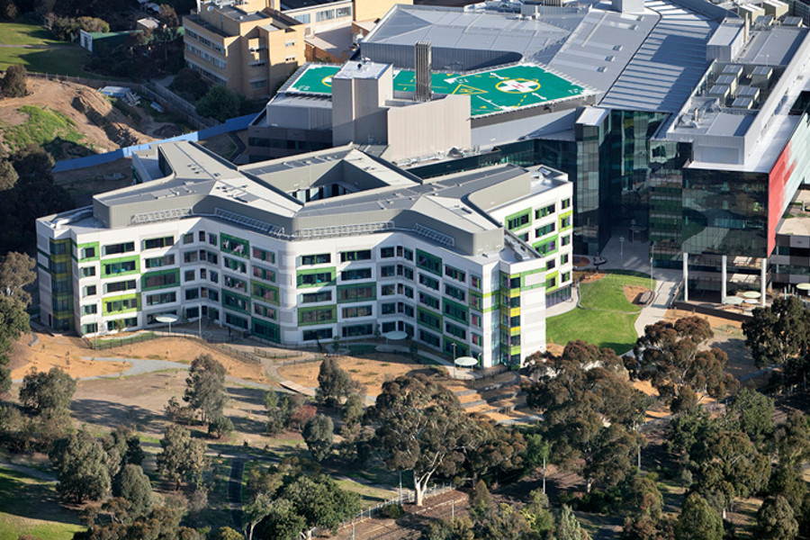 INPP aerial image of royal childrens hospital