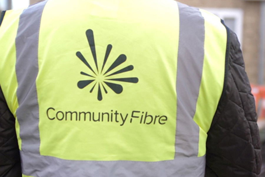 community fibre high vis vest
