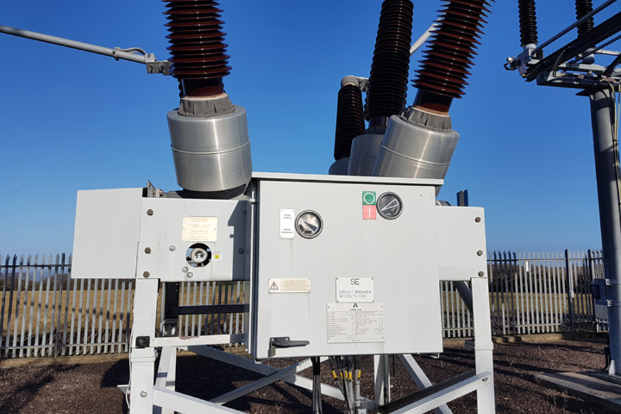 Close up image of machinery at Robin Riggs site