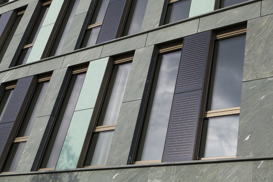 BMBF building closeup of the windows
