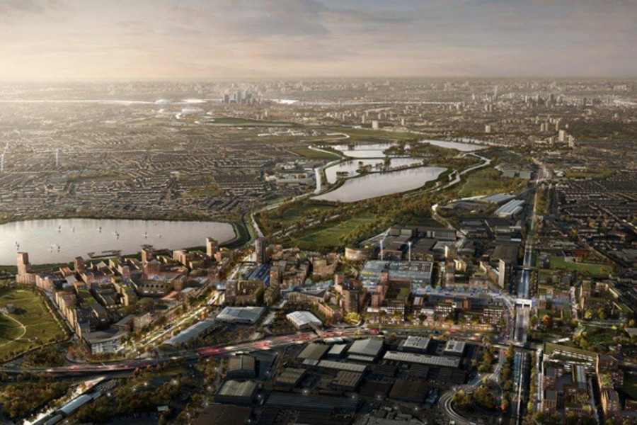 enfield aerial image