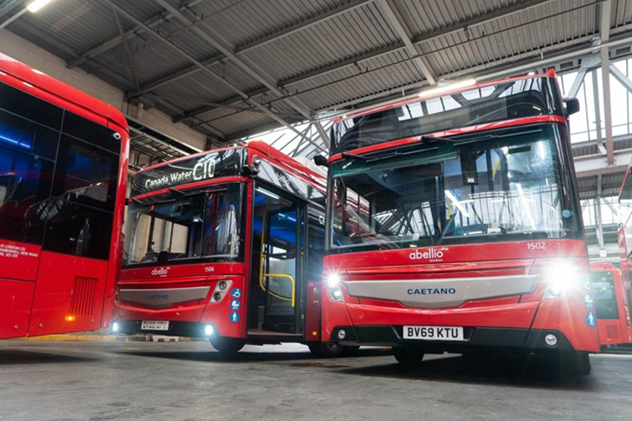 image of buses