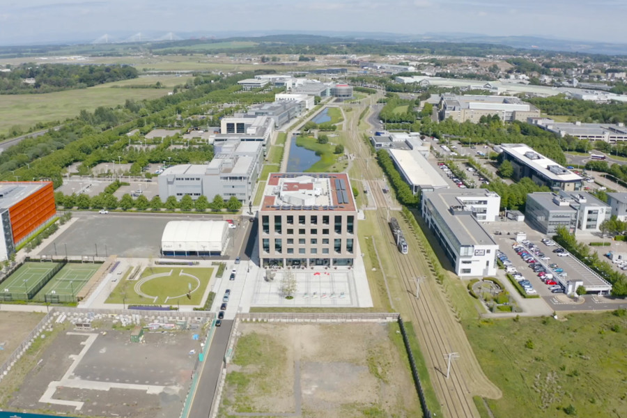 landscape shot of buildings