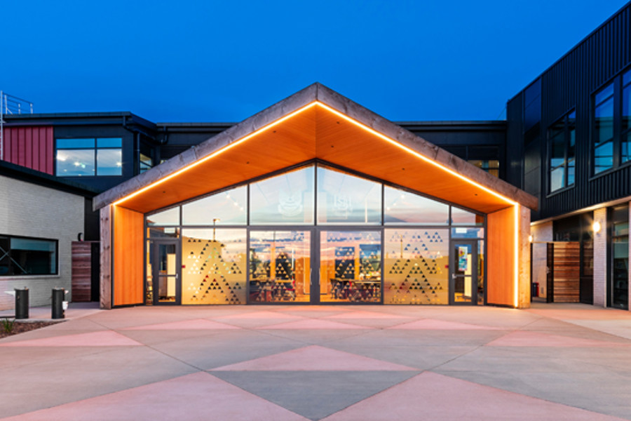 image of entrance of a building