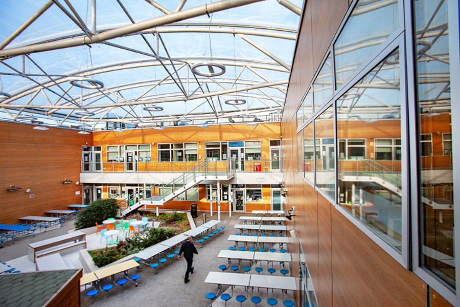 interior of pleckgate highschool