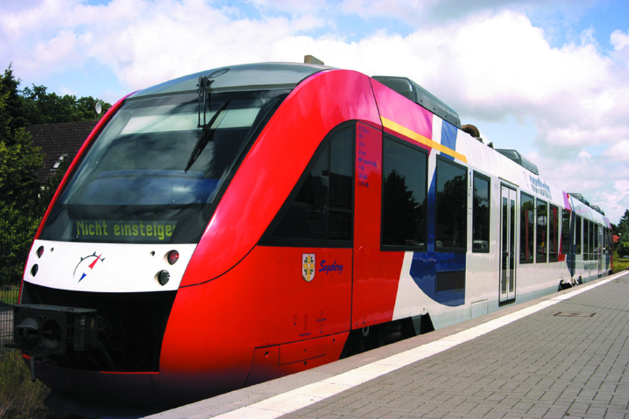 BeNEX close up train in platform