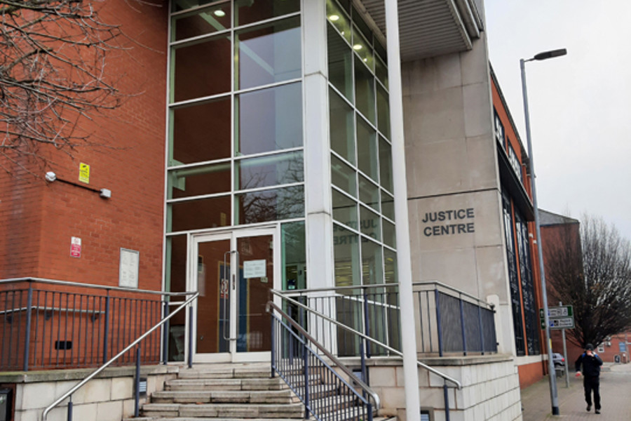 H&W Courts entrance close up