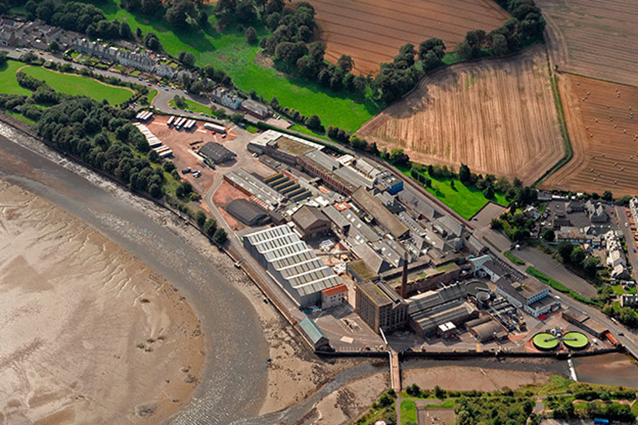 St Andrews aerial view construction site
