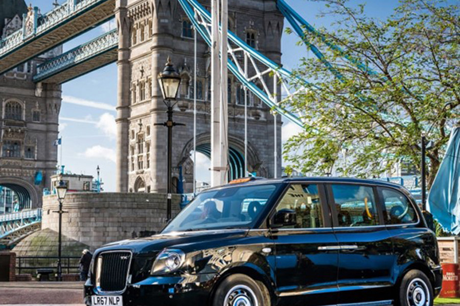 taxi in london image