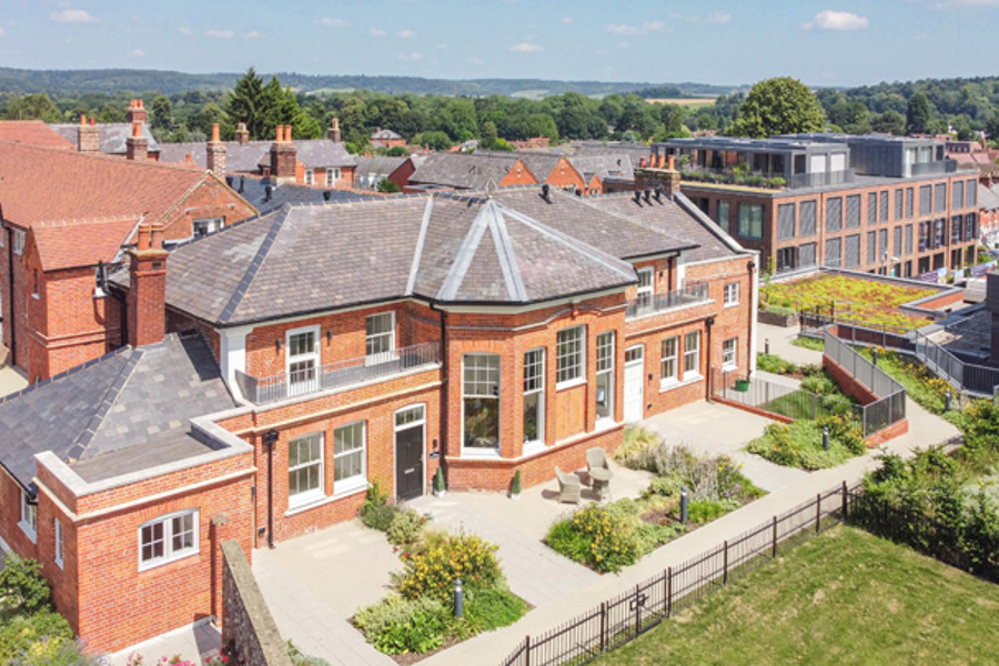 houses external view