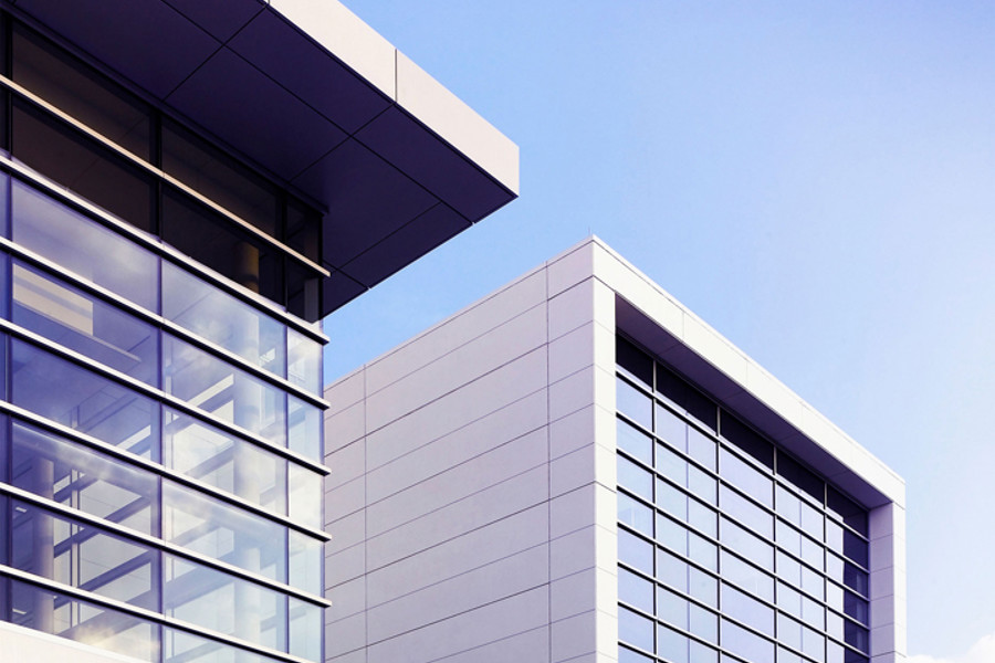 Durham Courthouse Exterior Glass Detail