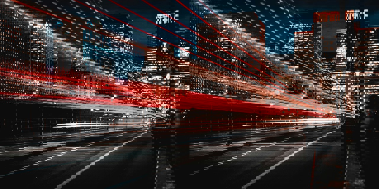 lights at night image