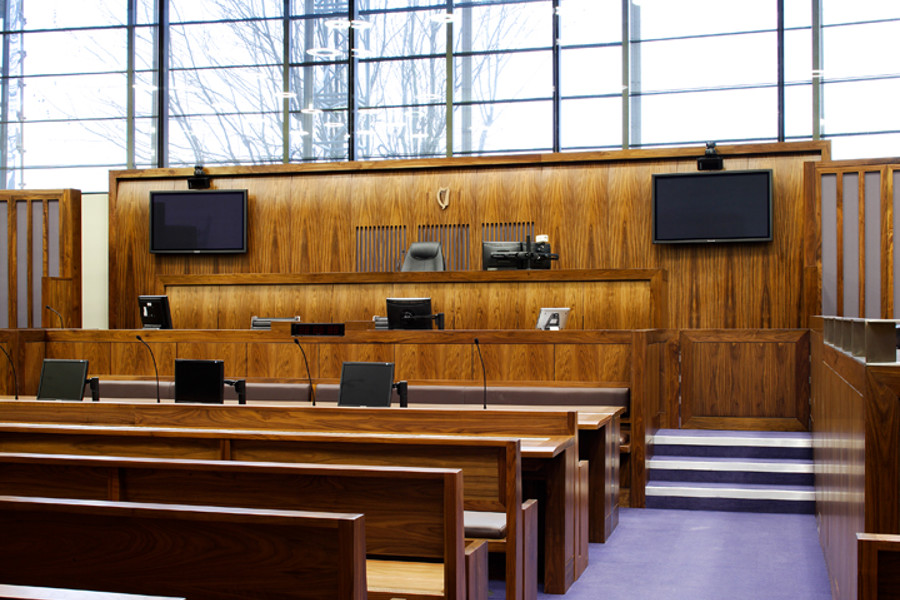 Interior of dublin criminal courts
