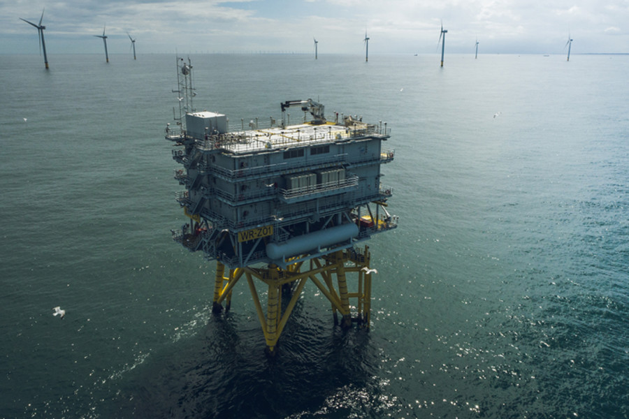 image of OFTO site in sea