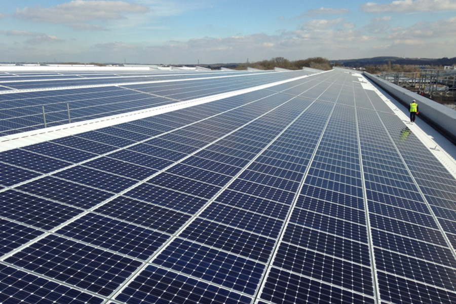 EMDC Solar | UK Solar | M&S rooftop solar | Amber