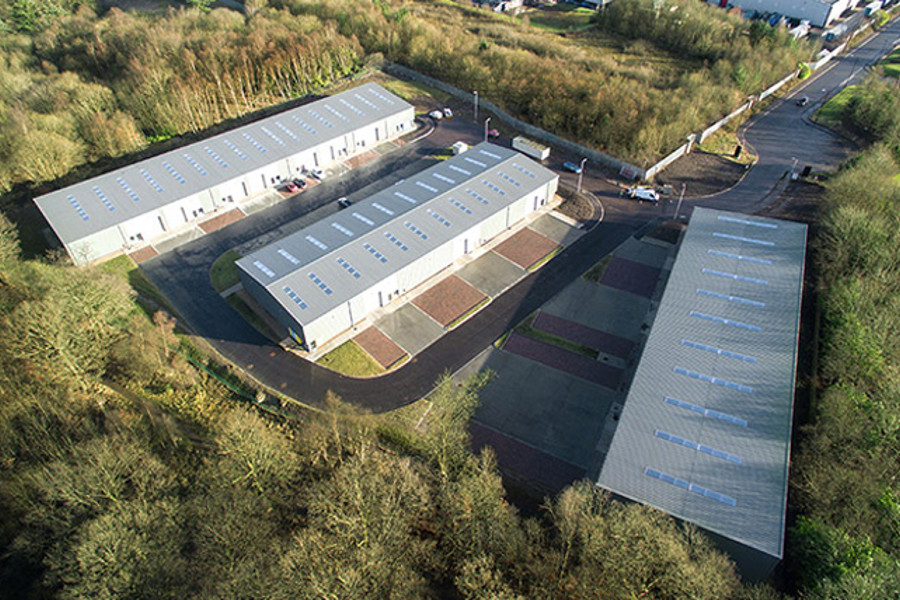 Strathclyde Business Park aerial image