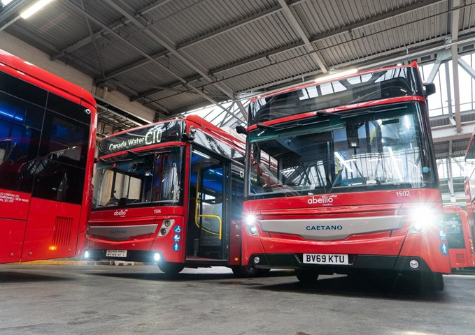 image of buses