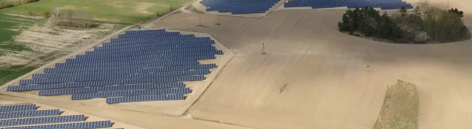 solar panel farm